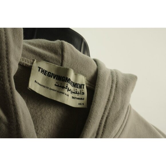 The Giving Movement Limited Edition Hoodie Women's XS / S Oversize Beige Hoodie - Picture 4 of 9